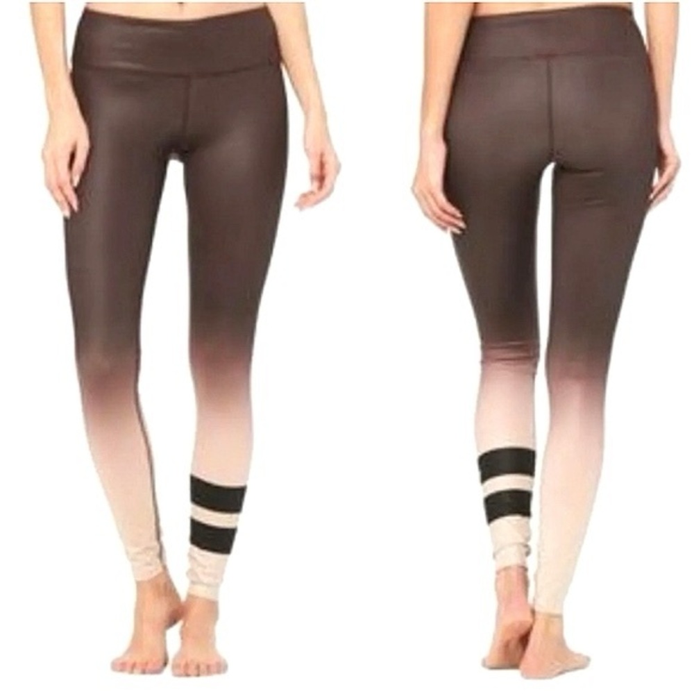 ❗️Alo Women's Dark Purple Airbrush Ombre Leggings Sz M